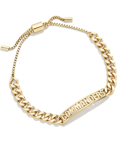 Baublebar Women's  Gold-tone Washington Commanders Chain Bracelet