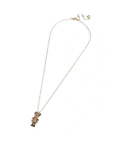 Baublebar Women's  Mickey Mouse Nutcracker Pendant Necklace In Red