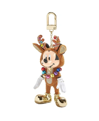 Baublebar Women's  Mickey Mouse Reindeer Bag Charm In Brown