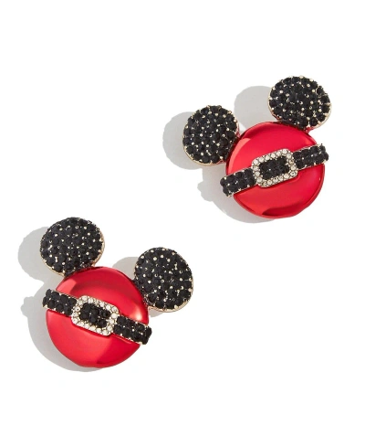 Baublebar Women's  Mickey Mouse Santa Statement Earrings In Red