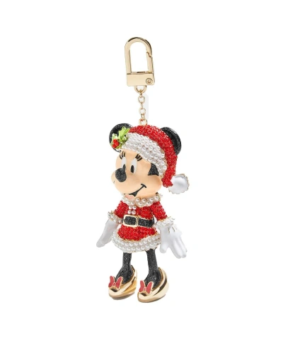 Baublebar Women's  Mickey Mouse Santa Claus Bag Charm In Red