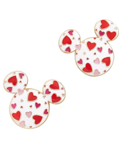 Baublebar Women's  White Mickey Mouseâ Mixed Hearts Earrings