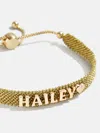 Baublebar Woven Metallic Custom Friendship Bracelet In Gold