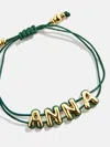 Baublebar Wrapped Up Bubble Waterproof Custom Cord Bracelet In Green