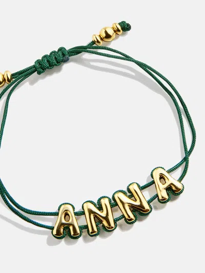 Baublebar Wrapped Up Bubble Waterproof Custom Cord Bracelet In Green