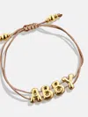 Baublebar Wrapped Up Bubble Waterproof Custom Cord Bracelet In Brown