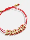 Baublebar Wrapped Up Bubble Waterproof Custom Cord Bracelet In Red