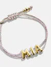 Baublebar Wrapped Up Bubble Waterproof Custom Metallic Cord Bracelet In Gold
