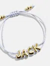Baublebar Wrapped Up Bubble Waterproof Custom Metallic Cord Bracelet In Gold