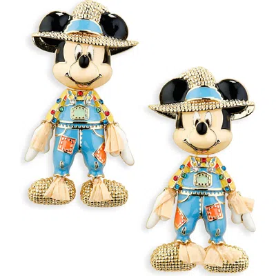 Baublebar X Disney Mickey Mouse Scarecrow Stud Earrings In Multi