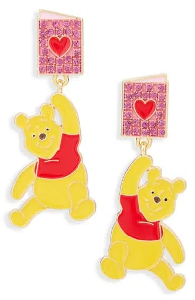 Baublebar X Disney® Winne The Pooh Valentine's Day Drop Earrings In Multi