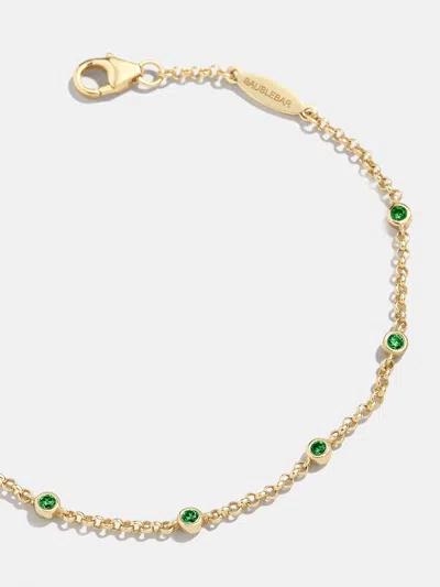 Baublebar Yasmine 18k Gold Birthstone Bracelet