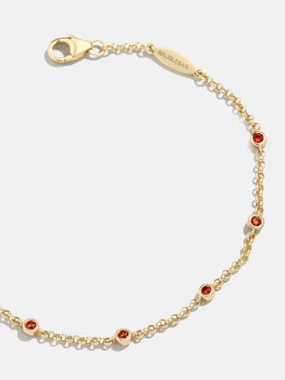 Baublebar Yasmine 18k Gold Birthstone Bracelet