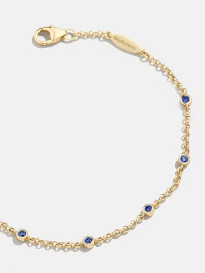 Baublebar Yasmine 18k Gold Birthstone Bracelet