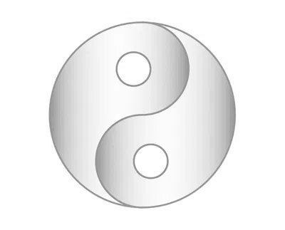 Baublebar Yin Yang Icon In Metallic