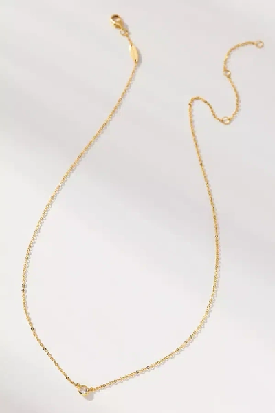 Baublebar Yolanda Pavé Stone Necklace In Gold
