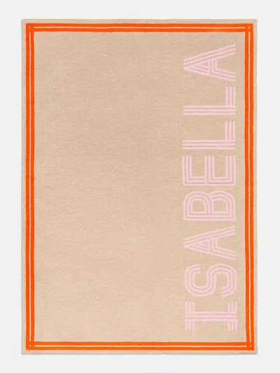 Baublebar Your Name In Stripes Custom Blanket