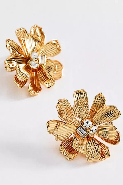 Baublebar Zahra Gold Flower Earrings