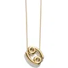 Baublebar Zodiac Pendant Necklace In Gold