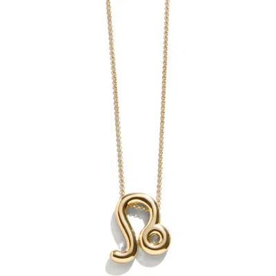 Baublebar Zodiac Pendant Necklace In Gold