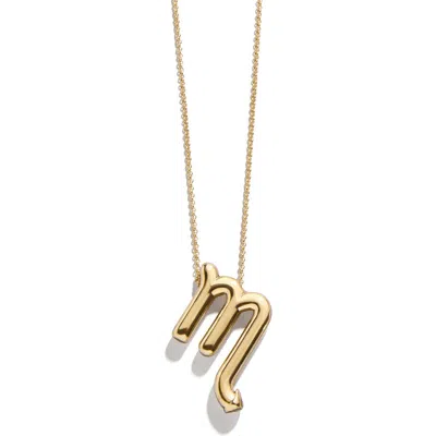 Baublebar Zodiac Pendant Necklace In Gold