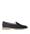 Baudoin & Lange Suede Stride Loafers