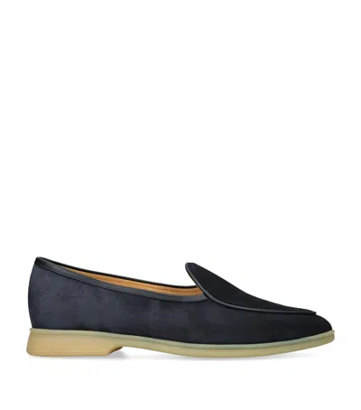 Baudoin & Lange Suede Stride Loafers
