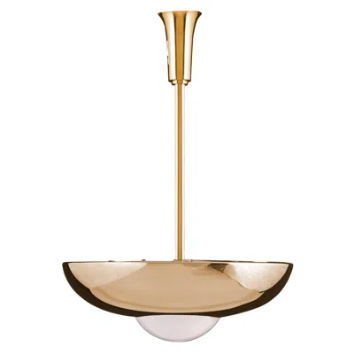 Pre-owned Bauhaus Art Deco Style Pendant Lamp "zwadela" Chandelier Pendant, Re-edition In Sand