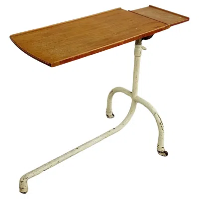 Pre-owned Bauhaus Metalltube Trolley From The 50s In Brown