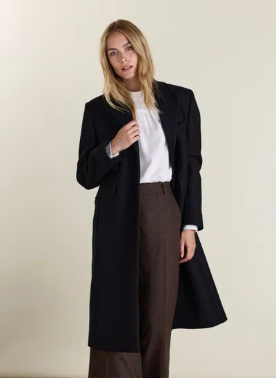Baukjen Hana Long Wool Coat In Multi