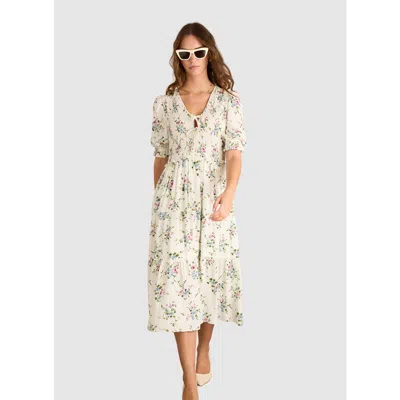 Baukjen Melania Smock Midi Dress In Multi