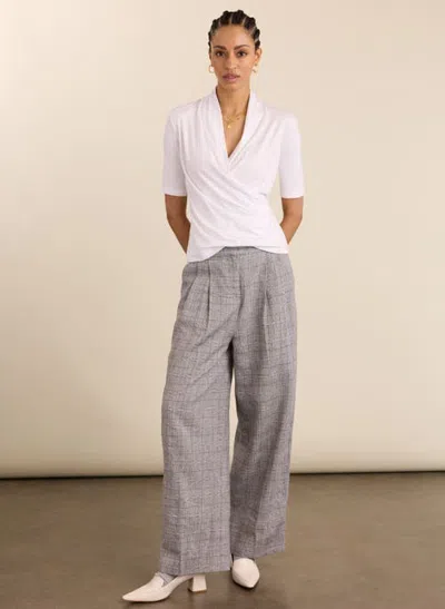 Baukjen Rosamund Wrap Top In Pure White