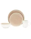 Baum Blake Natural 16pc Dinnerware Set In Natural
