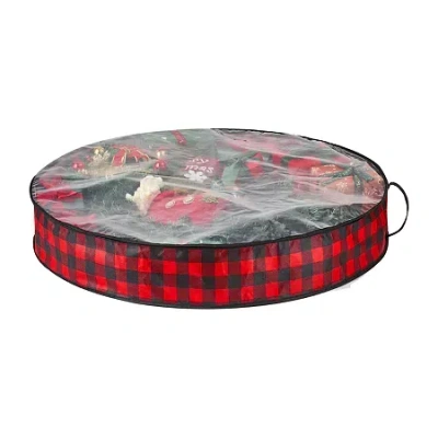 Baum Christmas 36 Inch Wreath Storage Bag In Multi