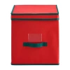 Baum Christmas 96 Ornament Storage In Red