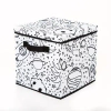 Baum Fabric Decorative Bin In Black