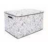 Baum Fabric Decorative Bin In Black,white