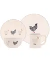 Baum Farm Fresh 16pc Dinnerware Set