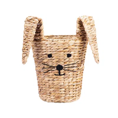 Baum Home Outfitters S/2 Rd Tapered Bunny Baskets In Neutral
