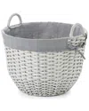 Baum Large Round Tonal Basket With Ear Handles
