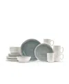 Baum Selmar Dinnerware 16 Piece Set, Service For 4 In Gray
