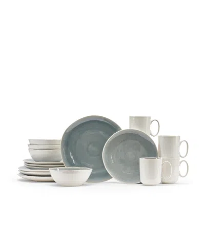Baum Selmar Dinnerware 16 Piece Set, Service For 4 In Gray