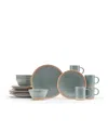 Baum Tave Dinnerware 16 Piece Set, Service For 4 In Blue