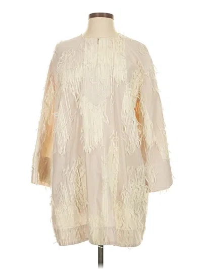 Pre-owned Baum Und Pferdgarten 3/4 Sleeve Blouse In Ivory
