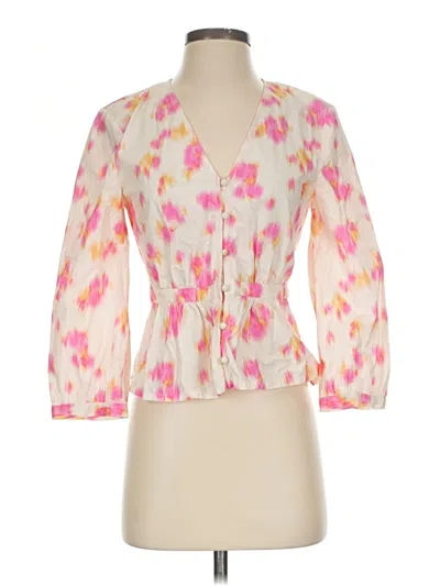Pre-owned Baum Und Pferdgarten 3/4 Sleeve Blouse In Pink