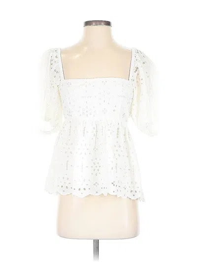 Baum Und Pferdgarten 3/4 Sleeve Blouse In White