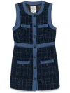 Baum Und Pferdgarten Abeer Mini Dress In Blue