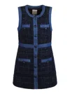 Baum Und Pferdgarten Abeer Mini Dress In Blue