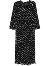Baum Und Pferdgarten Alfie Dress In Afterglow Dot In Black
