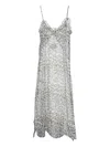 Baum Und Pferdgarten Alvine Leopard-print Ruffled Dress In Neutral